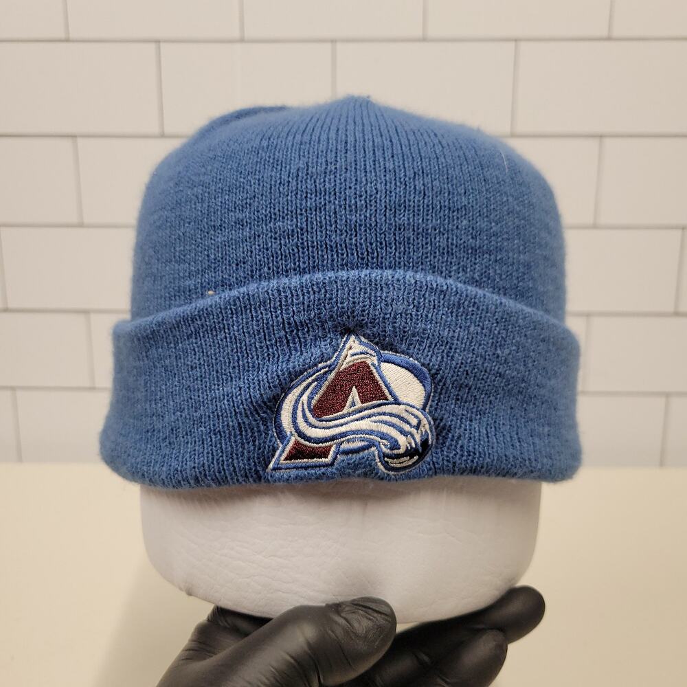 Colorado Avalanche Reebok Face Off Beanie 2014 NHL Blue Knit Cuffed Hat